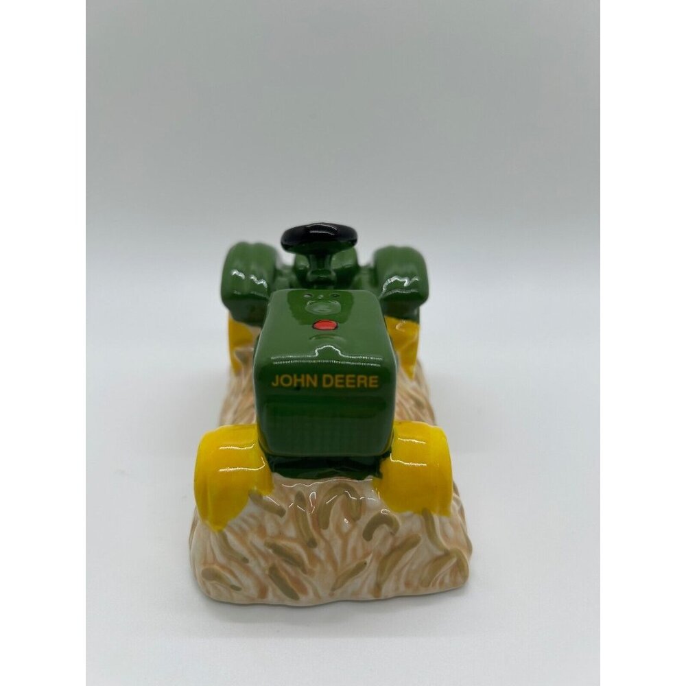 John Deere Tractor  Salt and Pepper  Shakers John Deere Green Farm House Country - Picture 9 of 13